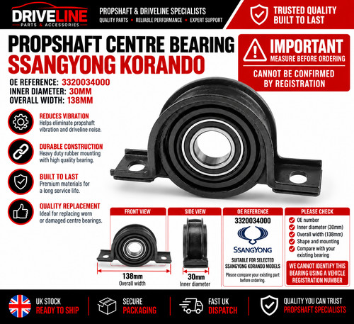 Ssangyong korando albero - albero, di
